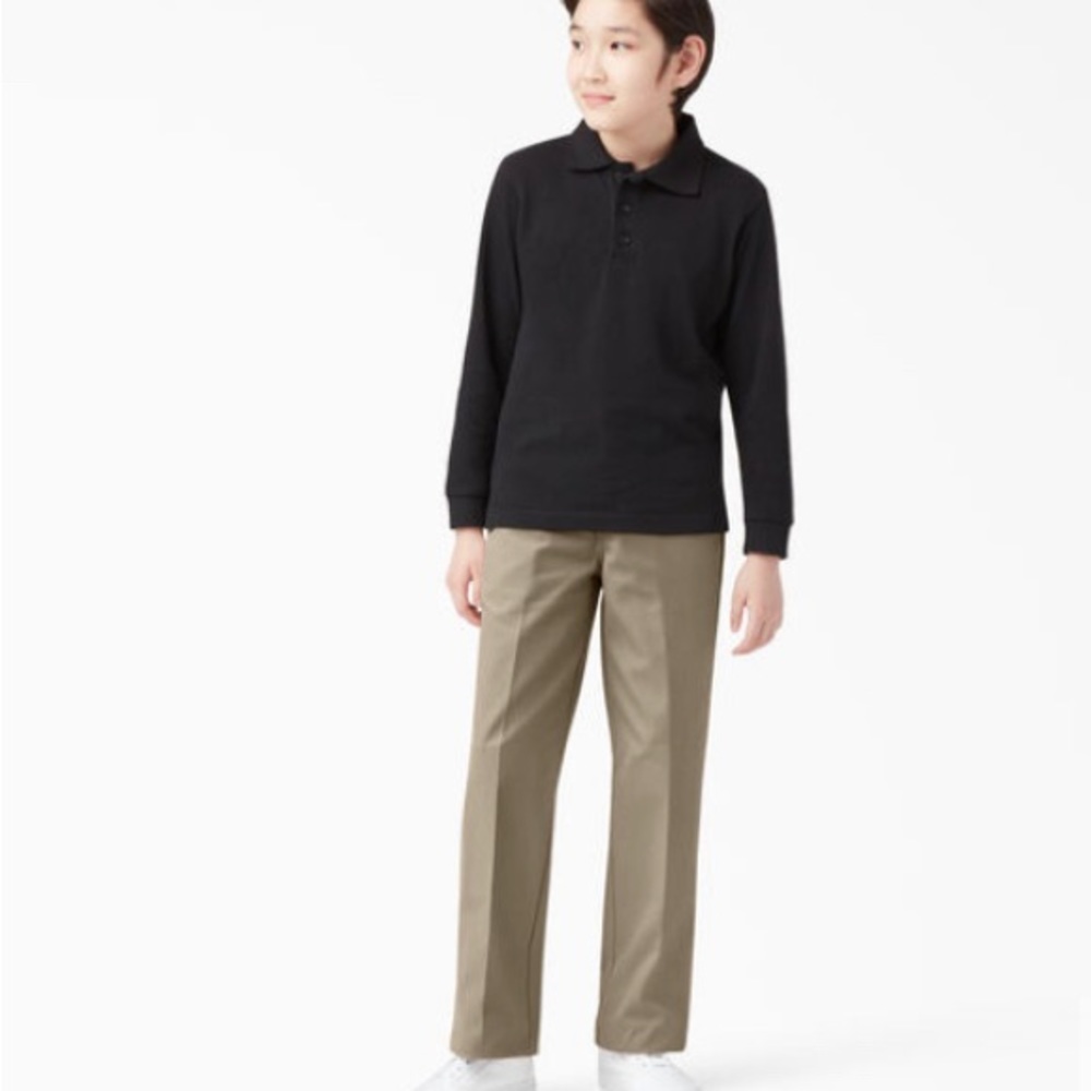 Dickies Boys' Classic Fit Pants -Elastic Waist